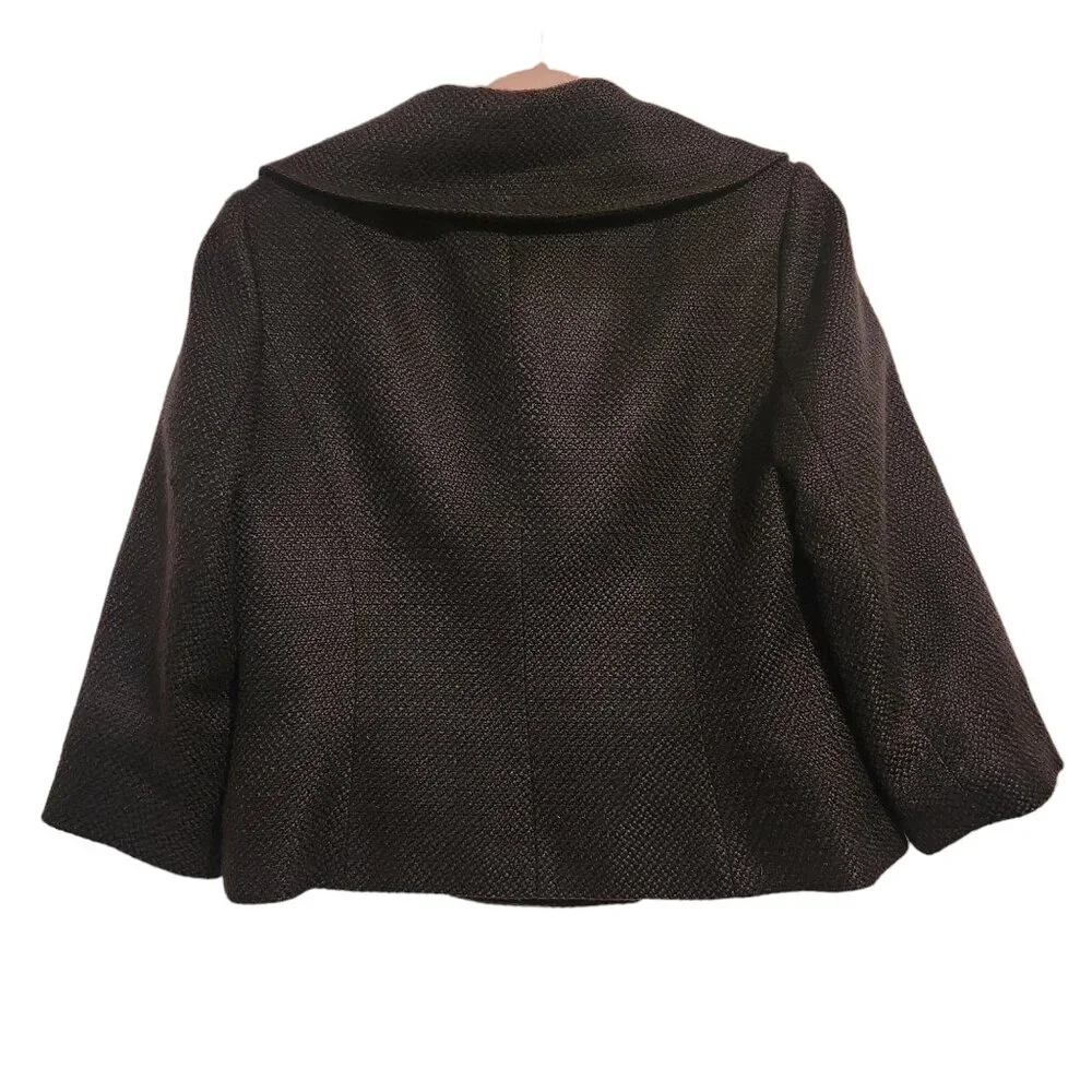 Calvin Klein Lined Black Jacket Size 12 - Picture 10 of 10